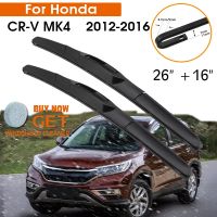 [A Neotype]ที่ปัดน้ำฝนรถยนต์สำหรับ Honda CR V MK4 2012 2016กระจกยางซิลิโคนเติมปัดน้ำฝนหน้าต่างด้านหน้า26 Quot; 16 Quot; LHD RHD อุปกรณ์รถยนต์