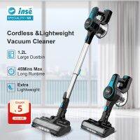 Wireless Stick Vacuum Cleaner 12Kpa Inse N5 Handheld Household Vacuum 40mins Runtime 1.2L Dustbin Cordless Aspirator Pet Hair