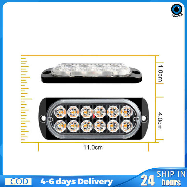 รถบรรทุก-led-1คู่ไฟท้ายเลี้ยว12-24โวลต์หยุดเบรกรถบรรทุกไฟเตือน12led-สำหรับรถบรรทุกรถพ่วงรถแทรกเตอร์-mpvs-rv