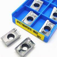 10PCS TurningTools Carbide Insert APKT1604PDFR-MA3 H01 APKT1604 PDFR เครื่องมือกลึง CNC เหมาะสําหรับการแปรรูปอลูมิเนียม