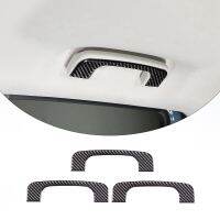 ✘ Car Roof Handle Cover Trim Decal Stickers For Ford Maverick 2022 2023 Replacement Spare Parts Accessories Soft Carbon Fiber