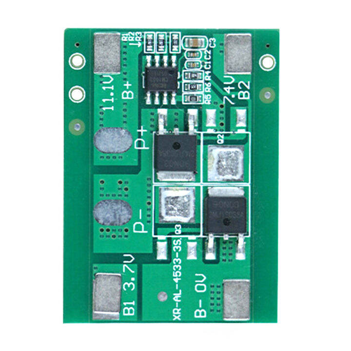 pcbfun-3สาย18650แบตเตอรี่ลิเธียมแผ่นป้องกัน11-1v-เครื่องกวาดพลังงานแบตเตอรี่แผ่นป้องกันจำกัดกระแส5a