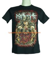 เสื้อวง SUICIDE SILENCE ซูไซ ไซเลน ไซส์ยุโรป เสื้อยืดวงดนตรีร็อค เสื้อร็อค  PTA1186 ราคาคนไทย