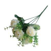 【CC】 Big Bouquet Holding Artificial Silk Wedding Floral Bunch Room Table Fake Flowers