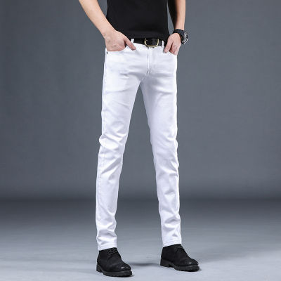 2022 new arrival four seasons jeans men fashion elasticity mens jeans male cotton jeans pants,blue white black size 28-36