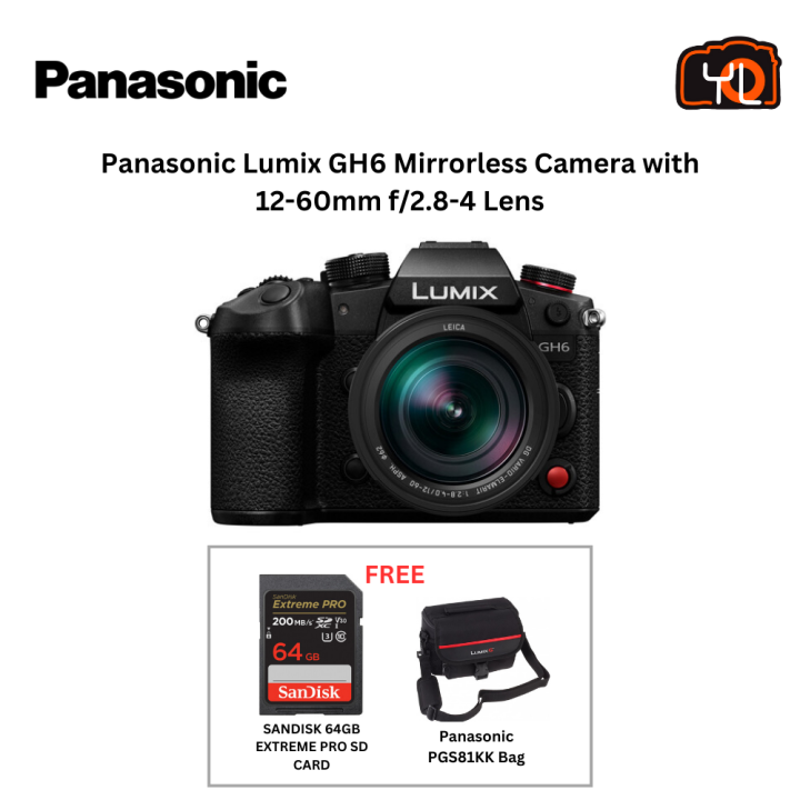 Panasonic Lumix GH6 Mirrorless Camera with 1260mm f/2.84 Lens Lazada