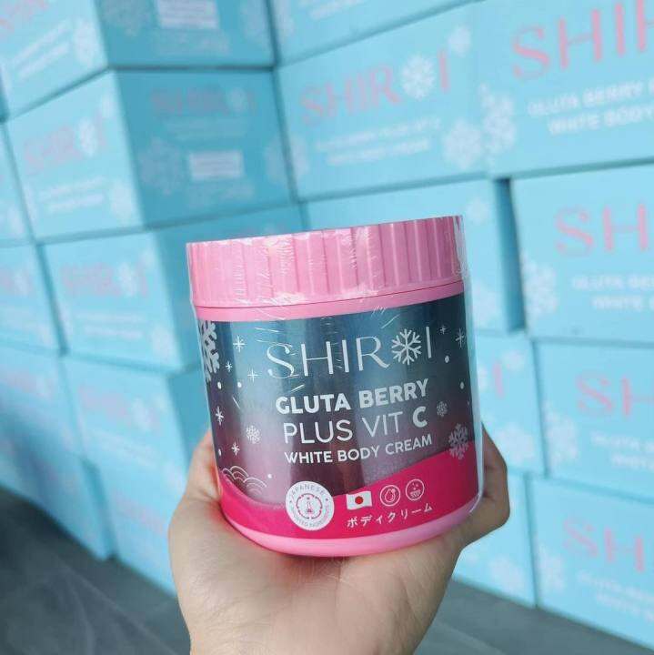 ของแท้100-กลูต้าชิโรอิ-shiroi-gluta-กลูต้าเบอรี่พลัส-วิตซี-ผิวขาวกระจ่างใส-ลดรอยแตก-หมองคล้ำ