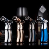 Wholesale Butane Gas Blow Torch Lighter For Smoking Cigarette Cigar Kitchen BBQ With Windproof Jet Flame