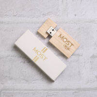 S-UW-06 แฟลชไดร์ฟ Flash drive ไม้ Brand Most