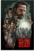 The Walking Dead 10โปสเตอร์ภาพตกแต่งศิลปะบนผืนผ้าใบสำหรับติดกำแพงโปสเตอร์ห้องนั่งเล่นภาพวาดตกแต่งห้องนอน16x24inch40x60cm