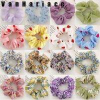 Vintage Floral ลายสก๊อตยางรัดผม Sweet Scrunchies