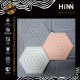 HiNN Premiumที่รองแก้วหิน แผ่นซับน้ำรุ่น HEXCARVE
