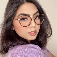 OLOPKY 2022 Vintage Blue Light Glasses Oversized Clear Glasses Women Cateye Eye Eyewear Frames for Men Lunette De Vue Homme