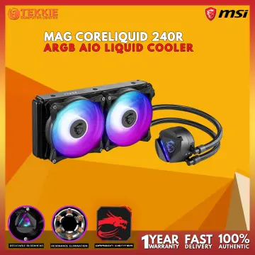 Liquid Cooling MSI MAG CORELIQUID C240 - Versus Gamers