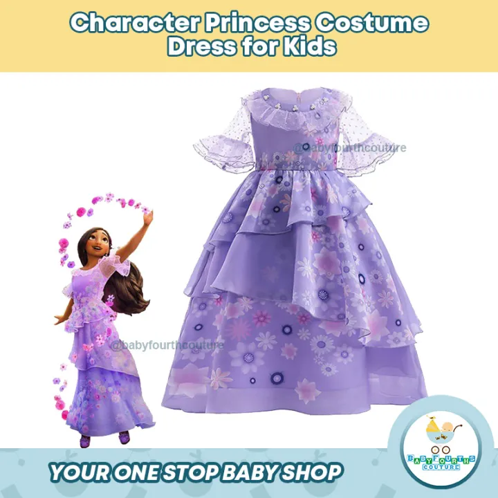 Encanto Isabela Princess Baby Cosplay Costume Dress for Baby & Toddler