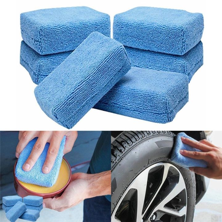 5x-car-microfiber-applicators-sponges-cloths-microfibre-hand-wax-polishing-pad-12cmx8cm-microfibre-hand-wax-polishing-pad