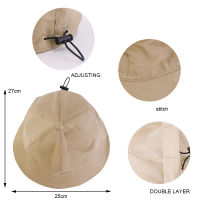 ใหม่ผู้หญิงหมวกปรับเกาหลีกว้าง Brim Sun Visor หมวกชายหาดกลางแจ้งหมวกชาวประมง UV Proof Sun Protection Hat