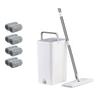 Microfiber Cloth Mop with Bucket Household Mops Accessories