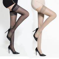 pantyhose anti-hook ถุงน่องหลอดยาวหญิงส่วนบางฤดูร้อนแกนผ้าไหมสีดำเนื้อยาวกว่าเข่าถุงเท้าสนุกต้นขาถุงเท้าหลอดสูง high elastic dtove