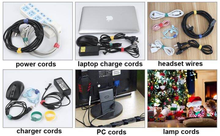 fastening-cable-ties-reusable-150mm-adjustable-cord-ties-microfiber-cloth-cable-management-straps