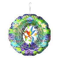 12Inch Wind Spinners Home Garden Decor, Patio Yard Backyard Outdoor Decorations Bird Gift for Hanging