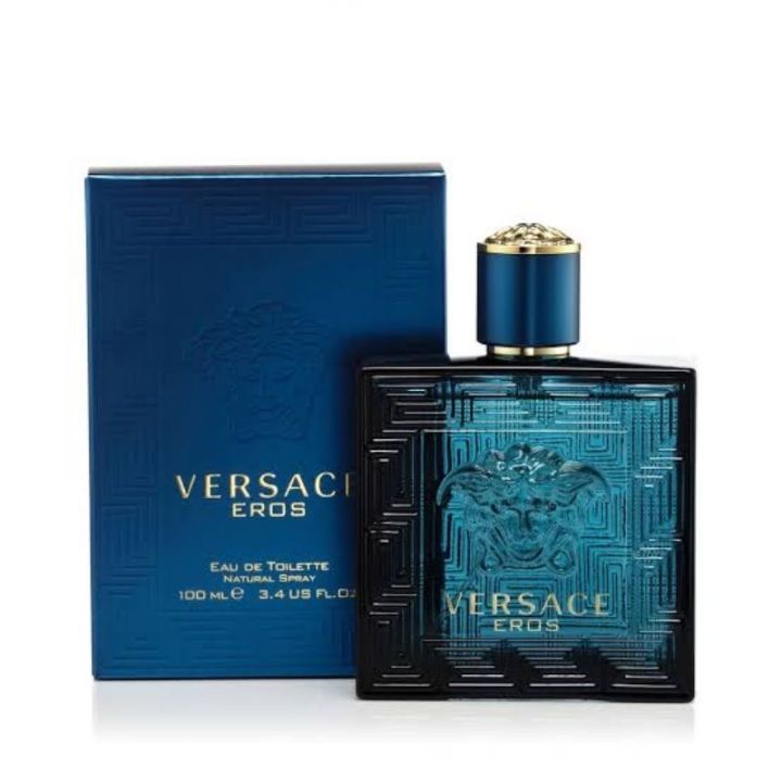 Versace Eros EDT 100ML Perfume for Men Wooden Perfume for Men Long ...