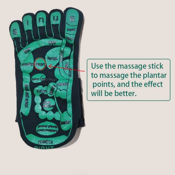 1-pair-foot-massage-socks-acupressure-physiotherapy-reflexology-yoga-point-diagram-acupoint-relieve-tired-english-illustration