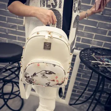 Cute hot sale leather backpacks