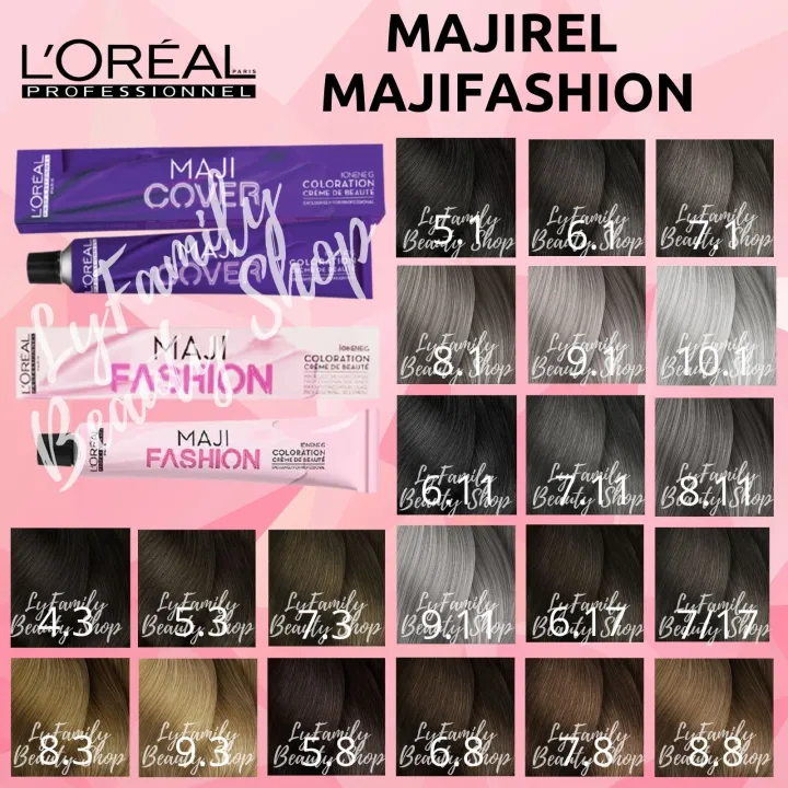 Loreal Majirel Hair Color Dye 50ml Ash Mettalic Gold Brown Mocha Majibrown Majifashion Majicover | Lazada PH Loreal Majirel Hair Color Dye 50ml Ash Mettalic Gold Brown Mocha Majibrown Majifashion Majicover | Lazada PH
