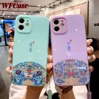 WFCase เคสสำหรับ Huawei Mate 40 40E 30 30E Pro P40 P30 Pro Nova 8 7 7SE 6 5 Pro เรียบง่ายและรื่นเริง (ไม่มีสายคล้อง) กรอบกระจกขอบตรงเคสโทรศัพท์เคสป้องกันกล้องเต็มรูปแบบ