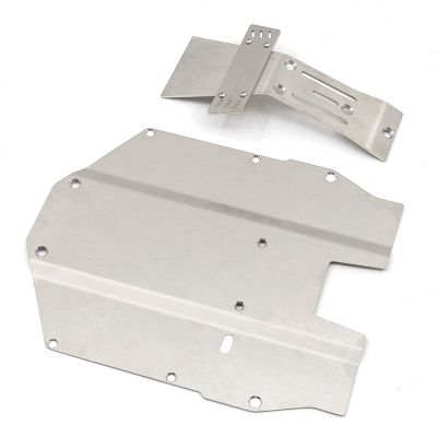 Chassis Armor Protector Skid Plate RC Car Upgrades Parts Stainless Steel Replacement for YiKong DF7 1/7 Short Course Truck