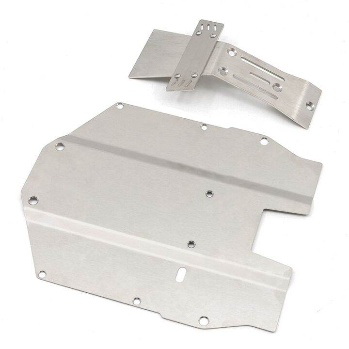 chassis-armor-protector-skid-plate-rc-car-upgrades-parts-stainless-steel-replacement-for-yikong-df7-1-7-short-course-truck