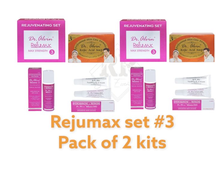 Dr. Alvin Rejuvenating Rejumax set #3 Pack Set 2 with FREE | Lazada PH