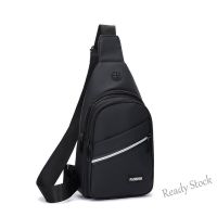 【Ready Stock】 ✲ C23 Chest bag mens sports fashion fashion Korean version mens shoulder bag light Oxford cloth backpack胸包男运动时尚潮韩版男士单肩包轻便牛津布背包小旅行斜挎包 6.13