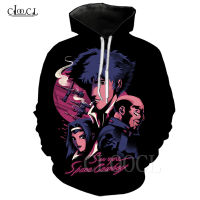 Japanese Classic Anime Cowboy Bebop Hoodies 3D Print Fashion Streetwear Men Women Sweatshirts Oversized Jacket Pullover Hoodie