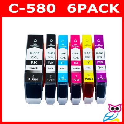 Compatible For CANON PGI-580 CLI-581 PGI580XXL CLI580XXL Ink Cartridge Pixma TS6150 TS6151 TR7550 TR8550  TS8150 TS8151 TS8152