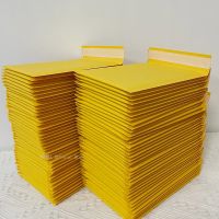 25/50/100pcs Kraft Paper Bubble Envelopes Padded Mailers Shipping Envelope self seal Shipping Packaging Bag Courier Storage Bags