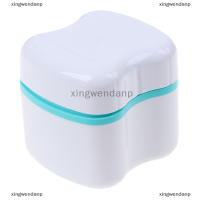 xingwendanp Denture กล่องเก็บฟันปลอมพร้อมกล่องกรองอุปกรณ์ทันตกรรม