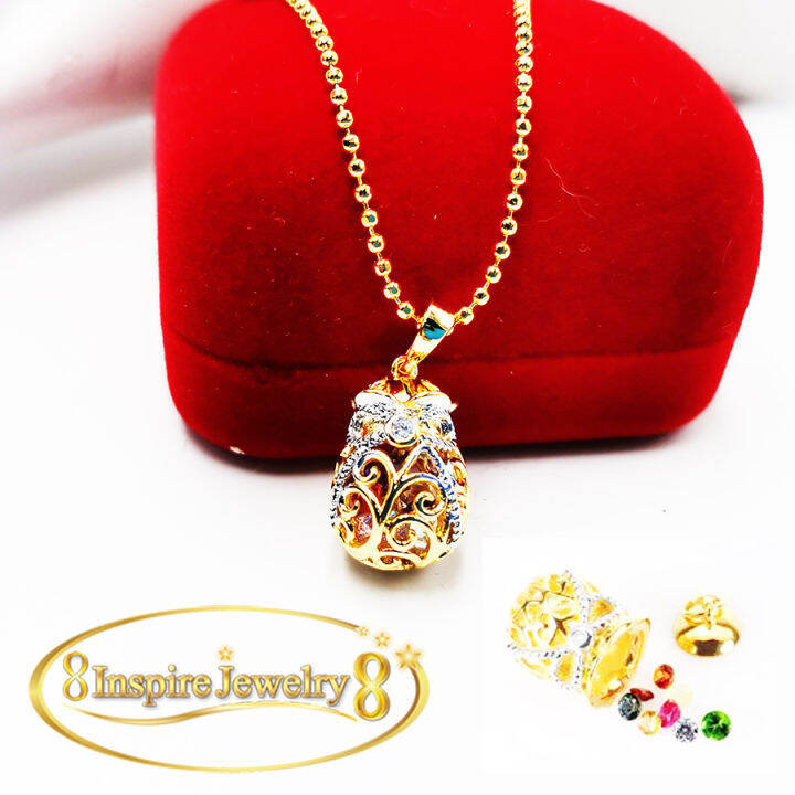 inspire-jewelry-จี้ถุงทอง-มีให้เลือกสามสี-เงิน-ทอง-หรือ-นาก-เครื่องประดับมงคล-ราคาไม่รวมสร้อยคอ