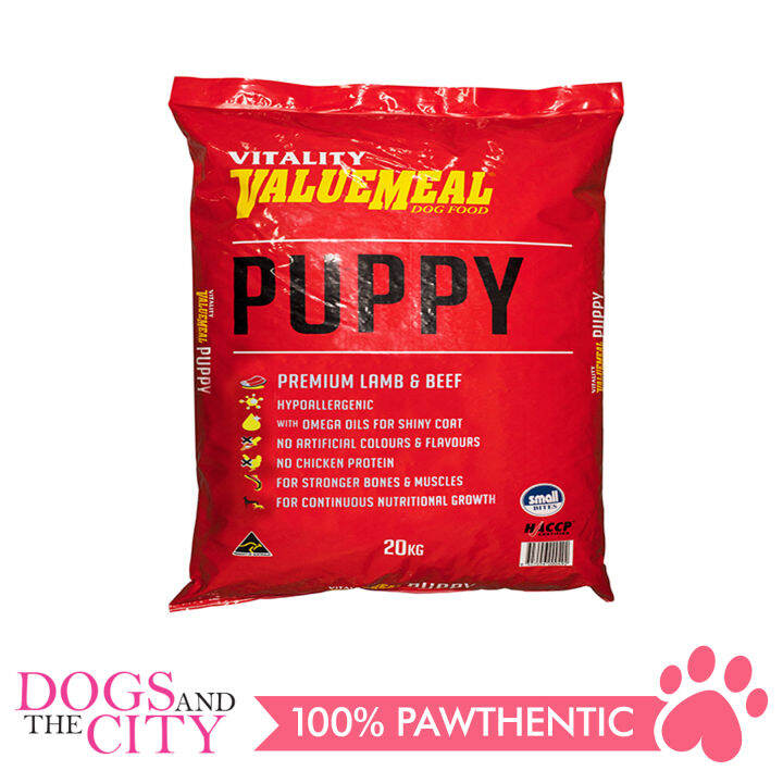 Vitality Value Meal Dog Food Puppy 20Kg Lazada PH