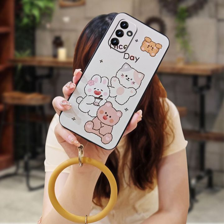 advanced-couple-phone-case-for-samsung-galaxy-a82-5g-quantum2-sm-a826s-cartoon-funny-texture-taste-ring-dust-proof-cute