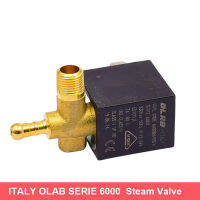 ITALY OLAB SERIE 6000 AC220V 230V มินิทองเหลือง Steam Air Water Flow Valve ปกติปิด N/C เครื่องชงกาแฟ Solenoid Valve-LUIZU STORE