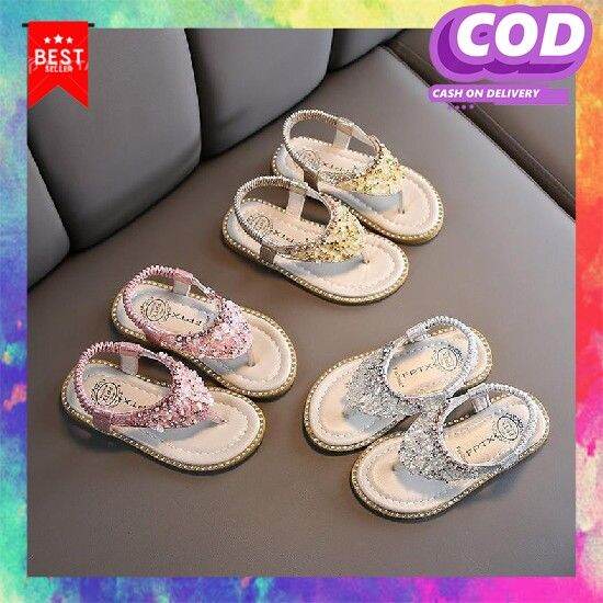 Sandal Anak Perempuan Kekinian 2022 Karet Empuk Lucu Umur 1 2 3 4 5