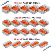 【hot】♠  20pcs 221-412 221-413 221-415 100 Original Wire Splice 24-12AWG Disconnect Terminal