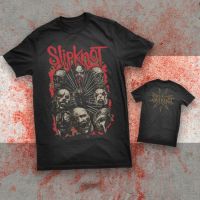 Fashiont-Shirt Slipknot-band-murah-ROCK-เสื้อยืด Metal teemen