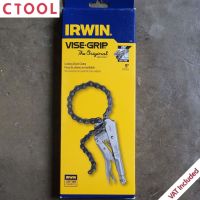 คีมล็อกโซ่ 9นิ้ว 20R Vise Grip IRWIN ส่งเร็ว ของแท้ - Authentic Locking Chain Clamp 225mm - ซีทูล Ctoolhardware