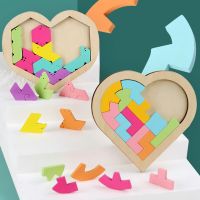 Wooden Board Puzzle Kids Educational Math Tangram Puzzles Game Toys for Adults Children Puzzles 3d Puzzle Toys Montessori Games