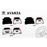 （Kvs auto parts）สติกเกอร์ติดรถยนต์แบบปรับแต่งได้มีเลขป้ายทะเบียน-Toyota Avanza KOD