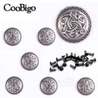 Retro Decorative Metal Button Rivet Fastener for Leather Craft Bags Clothes Jean Pants Needlework Sewing Accessories Concho 20mm