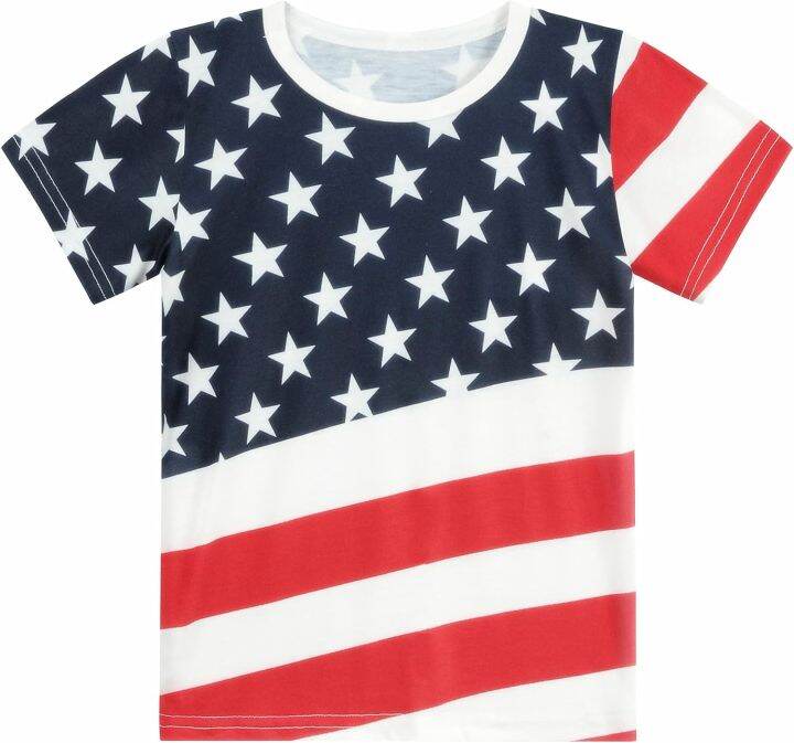 Kids american outlet flag shirt